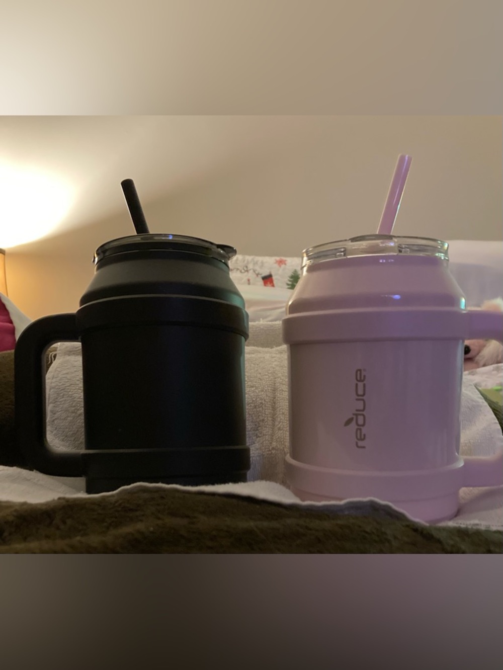 Insulated Mug with Straw - Pink & Black
50 ounce stainless steel